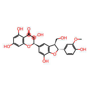 4H-1-benzopyran-4-one, 2-[(2R,3S)-2,3-dihydro-7-hydroxy-2-(4-hydroxy-3-methoxyphenyl)-3-(hydroxymethyl)-5-benzofuranyl]-2,3-dihydro-3,5,7-trihydroxy-, (2R,3R)-