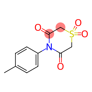 4-(4-methylphenyl)-1lambda6-thiomorpholine-1,1,3,5-tetrone