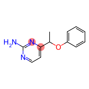 2-Pyrimidinamine, 4-(1-phenoxyethyl)-