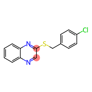 2-{[(4-chlorophenyl)methyl]sulfanyl}quinoxaline