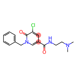 1-BENZYL-5-CHLORO-N-[2-(DIMETHYLAMINO)ETHYL]-6-OXO-1,6-DIHYDRO-3-PYRIDINECARBOXAMIDE