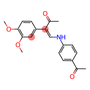 4-(4-acetylanilino)-3-(3,4-dimethoxyphenyl)but-3-en-2-one