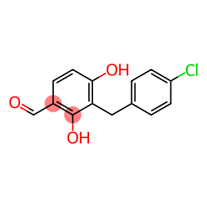 3-(4-CHLOROBENZYL)-2,4-DIHYDROXYBENZENECARBALDEHYDE