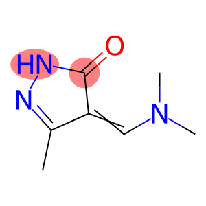 3H-Pyrazol-3-one, 4-[(dimethylamino)methylene]-2,4-dihydro-5-methyl- (9CI)