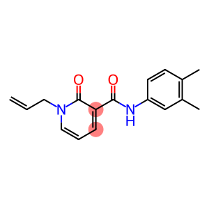 3-Pyridinecarboxamide, N-(3,4-dimethylphenyl)-1,2-dihydro-2-oxo-1-(2-propen-1-yl)-