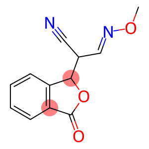 3-(METHOXYIMINO)-2-(3-OXO-1,3-DIHYDRO-2-BENZOFURAN-1-YL)PROPANENITRILE