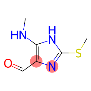 1H-Imidazole-4-carboxaldehyde,  5-(methylamino)-2-(methylthio)-