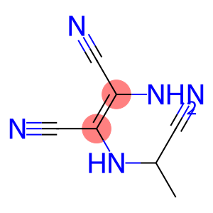 2-Butenedinitrile,  2-amino-3-[(1-cyanoethyl)amino]-
