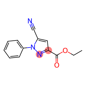 5-Cyano-1-phenylpyrazole-3-carboxylic acid ethyl ester