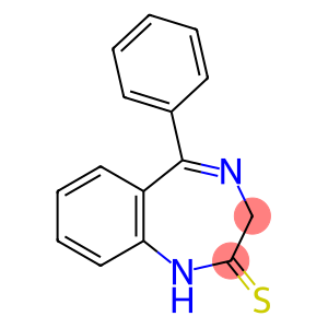 7-CHLORO-5-PHENYL-2-THIOXO-2,3-DIHYDRO-1H-1,4-BENZODIAZEPINE
