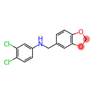 N-(1,3-benzodioxol-5-ylmethyl)-N-(3,4-dichlorophenyl)amine