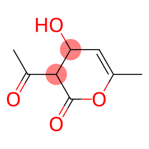 2H-Pyran-2-one, 3-acetyl-3,4-dihydro-4-hydroxy-6-methyl- (9CI)