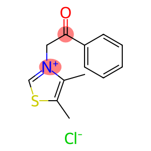 4,5-二甲基-3-(2-氧代-2-苯基乙基)噻唑-3-鎓氯化物