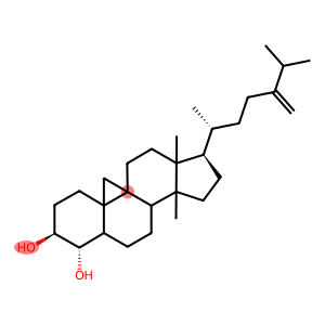 14-Methyl-9β,19-cyclo-5α-ergost-24(28)-ene-3β,4α-diol