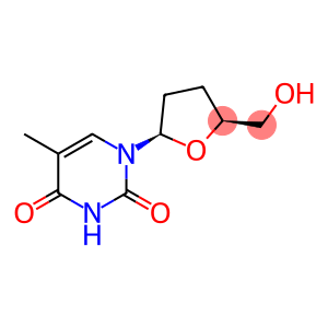 1-[5β-(Hydroxymethyl)tetrahydrofuran-2β-yl]-5-methyluracil