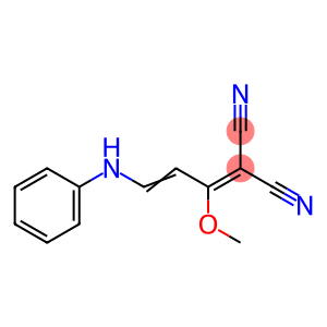 2-(3-ANILINO-1-METHOXY-2-PROPENYLIDENE)MALONONITRILE