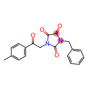 1-benzyl-3-[2-(4-methylphenyl)-2-oxoethyl]imidazolidine-2,4,5-trione