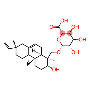 [[(1S)-7α-Vinyl-1,2,3,4,4a,4bα,5,6,7,8,10,10aα-dodecahydro-2β-hydroxy-1,4aβ,7-trimethylphenanthren-1β-yl]methyl]β-D-altropyranosiduronic acid