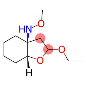 3a(4H)-Benzofuranamine,2-ethoxyhexahydro-N-methoxy-,(3aR,7aS)-rel-(9CI)