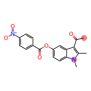 3-acetyl-1,2-dimethyl-1H-indol-5-yl 4-nitrobenzoate