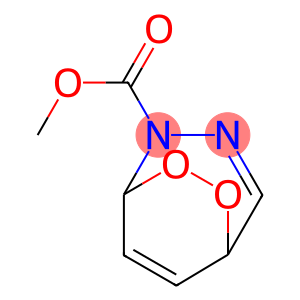6,7-Dioxa-2,3-diazabicyclo[3.2.2]nona-3,8-diene-2-carboxylic  acid,  methyl  ester