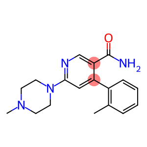 4-(2-methylphenyl)-6-(4-methylpiperazin-1-yl)pyridine-3-carboxamide