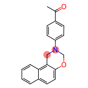 1-[4-(1H-naphtho[1,2-e][1,3]oxazin-2(3H)-yl)phenyl]ethanone
