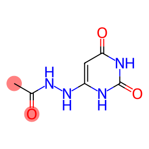 Acetic  acid,  2-(1,2,3,6-tetrahydro-2,6-dioxo-4-pyrimidinyl)hydrazide