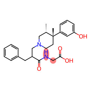 Glycine, N-[2-[[(3R,4R)-4-(3-hydroxyphenyl)-3,4-dimethyl-1-piperidinyl]methyl]-1-oxo-3-phenylpropyl]-, rel- (9CI)