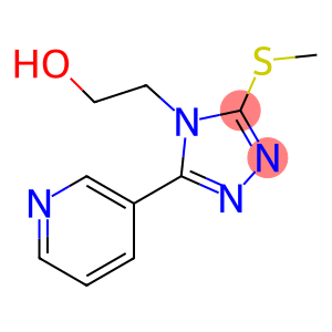 2-[3-(methylsulfanyl)-5-(pyridin-3-yl)-4H-1,2,4-triazol-4-yl]ethanol