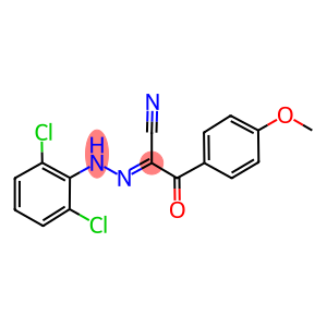2-[(2,6-dichlorophenyl)hydrazono]-3-(4-methoxyphenyl)-3-oxopropanenitrile