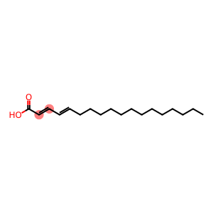 (2E,4E)-octadeca-2,4-dienoic acid