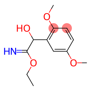 Benzeneethanimidic  acid,  -alpha--hydroxy-2,5-dimethoxy-,  ethyl  ester  (9CI)