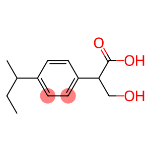 Benzeneacetic acid, α-(hydroxymethyl)-4-(1-methylpropyl)-