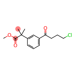 Benzeneacetic acid, 3-(4-chloro-1-oxobutyl)-α,α-dimethyl-, methyl ester