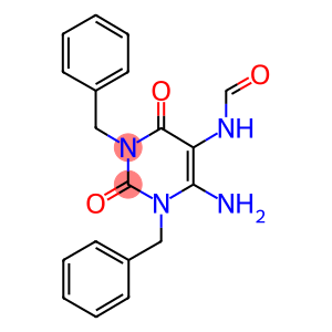 6-amino-1,3-dibenzyl-2,4-dioxo-1,2,3,4-tetrahydro-5-pyrimidinylformamide