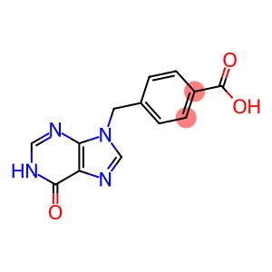 4-((6-Oxo-3H-purin-9(6H)-yl)methyl)benzoic acid