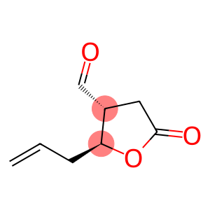 3-Furancarboxaldehyde, tetrahydro-5-oxo-2-(2-propenyl)-, (2R,3S)-rel- (9CI)