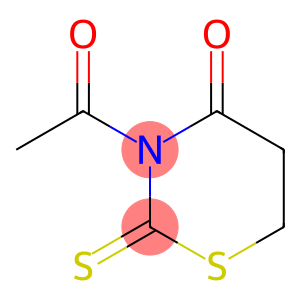 4H-1,3-Thiazin-4-one,  3-acetyltetrahydro-2-thioxo-