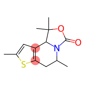 3H-Oxazolo[3,4-a]thieno[3,2-c]pyridin-3-one,  1,5,6,9b-tetrahydro-1,1,5,8-tetramethyl-