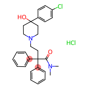 1-Piperidinebutanamide, 4-(4-chlorophenyl)-4-hydroxy-N,N-dimethyl-alpha,alpha-diphenyl-, hydrochloride