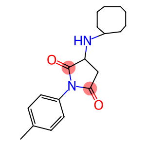 3-(cyclooctylamino)-1-(4-methylphenyl)-2,5-pyrrolidinedione