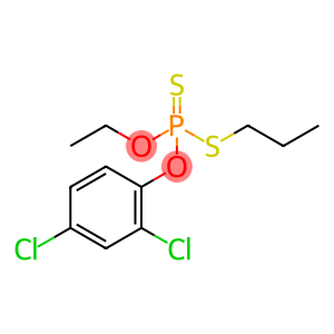 o-ethyl-o-(2,4-dichlorophenyl)-s-n-propyl-dithiophosphate