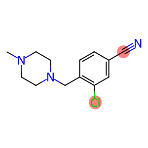 3-chloro-4-((4-methylpiperazin-1-yl)methyl)benzonitrile