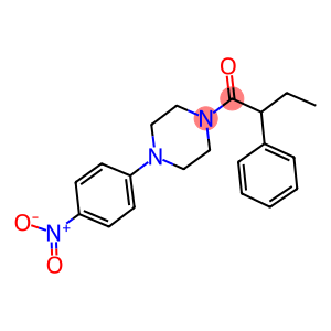 1-{4-nitrophenyl}-4-(2-phenylbutanoyl)piperazine
