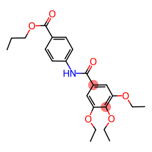 propyl 4-[(3,4,5-triethoxybenzoyl)amino]benzoate