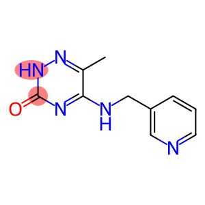 6-methyl-5-((pyridin-3-ylmethyl)amino)-1,2,4-triazin-3(2H)-one