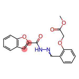 methyl {2-[2-(1-benzofuran-2-ylcarbonyl)carbohydrazonoyl]phenoxy}acetate