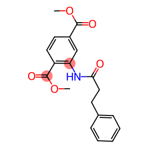 dimethyl 2-[(3-phenylpropanoyl)amino]terephthalate