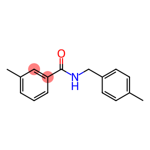 3-methyl-N-[(4-methylphenyl)methyl]benzamide